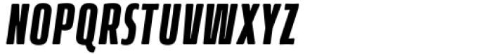 Quebra Ex Condensed Demi Bold Italic Font UPPERCASE