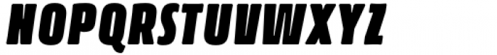 Quebra Ex Condensed Ultra Bold Italic Font UPPERCASE