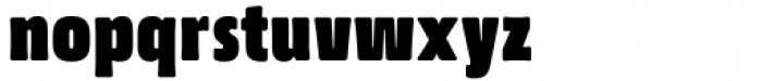 Quebra Ex Condensed Ultra Bold Font LOWERCASE