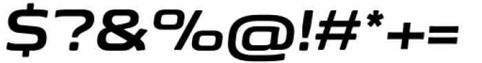 Quebra Expa Semi Bold Italic Font OTHER CHARS