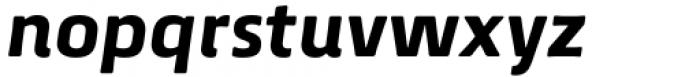 Quebra Semi Bold Italic Font LOWERCASE