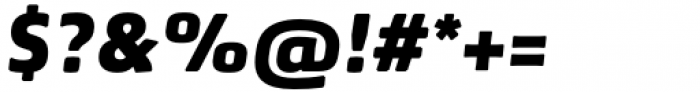 Quebra Ultra Bold Italic Font OTHER CHARS
