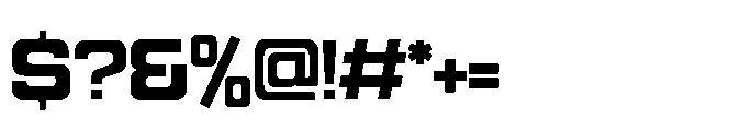 Quedora Bold Font OTHER CHARS