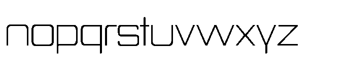 Quedora Extralight Font LOWERCASE