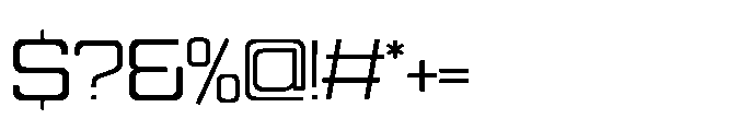 Quedora Light Font OTHER CHARS