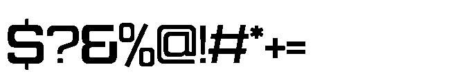Quedora Medium Font OTHER CHARS