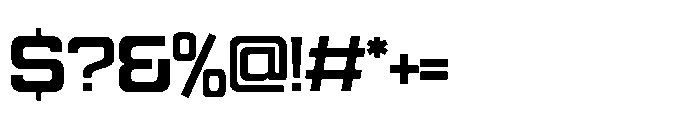 Quedora Semibold Font OTHER CHARS