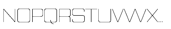 Quedora Thin Font UPPERCASE