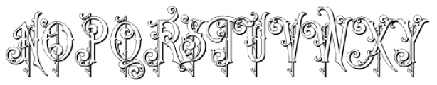 Queen Victoria Shadow Font UPPERCASE