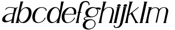 Queenlery Italic Font LOWERCASE