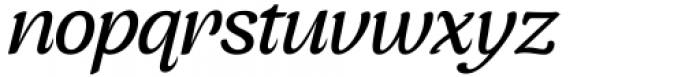 Queens Pro Italic Font LOWERCASE