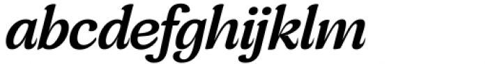 Queens Pro Semi Bold Italic Font LOWERCASE