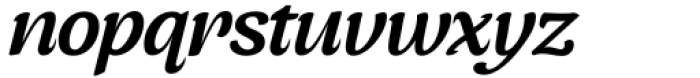 Queens Pro Semi Bold Italic Font LOWERCASE