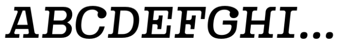 Queensberry Medium Italic Font UPPERCASE