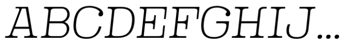Queensberry Thin Italic Font UPPERCASE