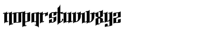 Queenzy Regular Font LOWERCASE