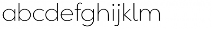 Quell Linear Thin Font LOWERCASE