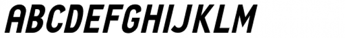 Quenbach Bold Condensed Italic Font UPPERCASE