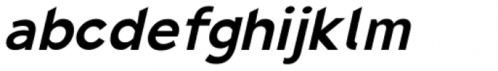 Quenbach Bold Italic Font LOWERCASE