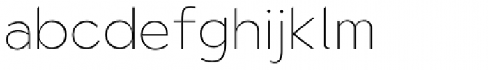 Quenbach Extra Light Font LOWERCASE