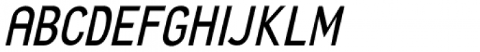 Quenbach Medium Condensed Italic Font UPPERCASE