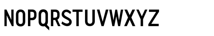Quenbach Semi Bold Condensed Font UPPERCASE