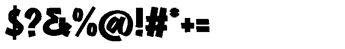 Quengo Regular Font OTHER CHARS