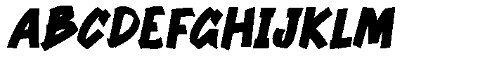 Quengo Slant Regular Font UPPERCASE