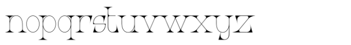 Quenic Font LOWERCASE