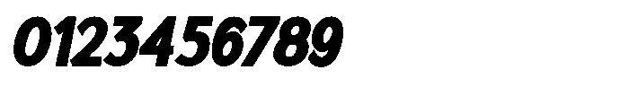 Quenova Black Condensed Italic Font OTHER CHARS