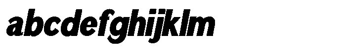 Quenova Black Condensed Italic FONT