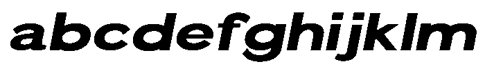 Quenova Black Expanded Italic FONT