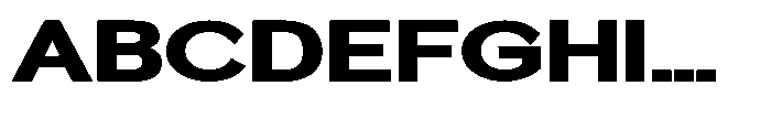 Quenova Black Expanded Font UPPERCASE