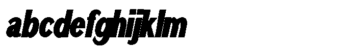 Quenova Black Extra Condensed Italic FONT