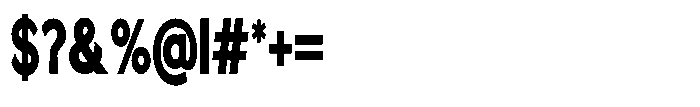 Quenova Black Extra Condensed Font OTHER CHARS