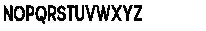 Quenova Black Extra Condensed Font UPPERCASE