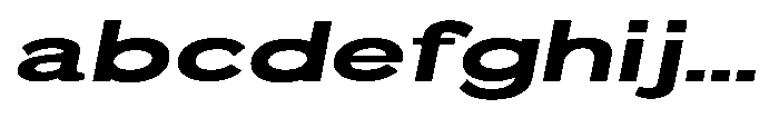 Quenova Black Extra Expanded Italic FONT