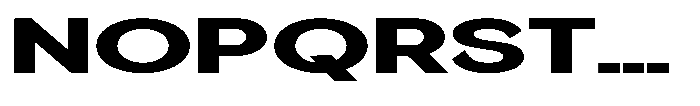Quenova Black Extra Expanded Font UPPERCASE