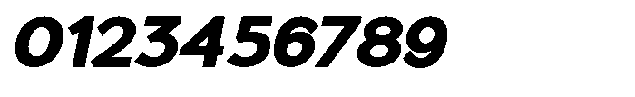 Quenova Black Italic Font OTHER CHARS
