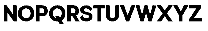 Quenova Black Semi Condensed Font UPPERCASE