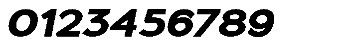 Quenova Black Semi Expanded Italic Font OTHER CHARS