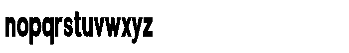 Quenova Black Ultra Condensed Font LOWERCASE
