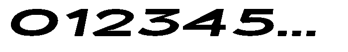 Quenova Black Ultra Expanded Italic Font OTHER CHARS