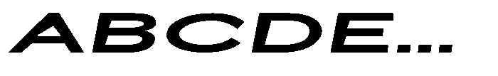 Quenova Black Ultra Expanded Italic Font UPPERCASE