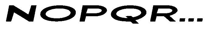 Quenova Black Ultra Expanded Italic Font UPPERCASE