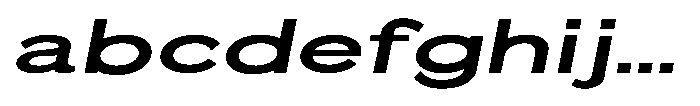 Quenova Bold Extra Expanded Italic FONT