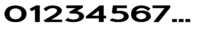Quenova Bold Extra Expanded Font OTHER CHARS