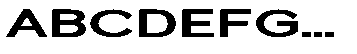 Quenova Bold Extra Expanded Font UPPERCASE