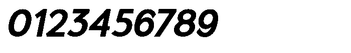 Quenova Bold Semi Condensed Italic Font OTHER CHARS