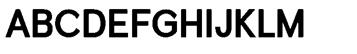 Quenova Bold Semi Condensed Font UPPERCASE